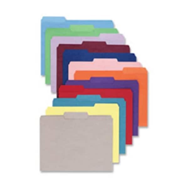 Smead Smead Manufacturing Company SMD16943 File Folder- .33 AST 1-Ply Tab- Legal- Assorted SMD16943 - main